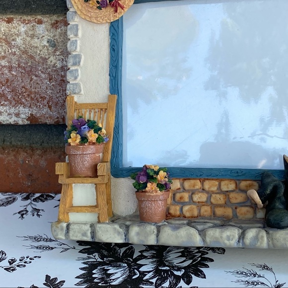 3D Ceramic Photo Frame Flower Shop Window Florist Garden Boots - Picture 4 of 6